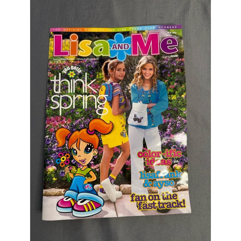 Vintage Official Lisa Frank Spring 2000 Edition Fan Catalog Magazine Rare